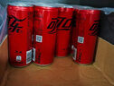 可口可乐（Coca-Cola）零度 Zero 无糖汽水 碳酸饮料 330ml*24摩登罐  实拍图