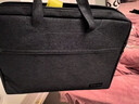 得力（deli）(deli)加宽立体办公手提袋/会议包/事务包/文件包/商务拉链袋电脑公文包男 灰色  实拍图