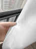 未来式幻影纱窗帘竖百叶窗纱帘透光不透人梦幻阳台防晒遮光2025新款客厅 幻影纱-霜白色-挂钩款（当天发货)（带挂钩） 【定制/穿孔/免费改短/高温定型】联系客服 实拍图