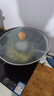 美厨（MAXCOOK）不粘炒锅 精铁带盖带木铲32cm 不粘涂层 燃气电磁炉通用MCC559 实拍图