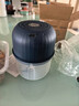 绞肉机小型打蒜器家用绞蒜切蒜器多功能辅食料理机电动蒜泥神器蒜蓉机自动切菜机压蒜器 宝蓝色- 0.26L （升级大电机） 实拍图