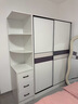白浅【免费安装】衣柜卧室储物柜子移门衣橱简易推拉门大衣柜 【两门】1.4米主柜+边柜 实拍图