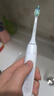 飞利浦（PHILIPS）【肖战推荐】声波电动牙刷钻石3系 新年礼物 情侣送男生/女友 微泡水流HX5181/01皓月白 实拍图