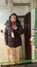 君羽反季羽绒服女中长款800高蓬白鹅绒连帽时尚加厚保暖鹅绒服女外套 黑色 L （推荐111-125斤） 实拍图