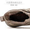 回力（Warrior）棉鞋男冬季保暖加绒棉靴休闲高帮软底马丁靴 WBN-3187 卡其 43 实拍图