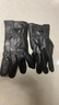 羊皮手套男士女士冬季加绒加厚保暖皮手套骑行开车摩托车薄款手套 100%羊皮加绒-加大男款 实拍图