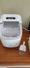 惠康制冰机小型家用宿舍学生15KG迷你寝室全自动制冰机器圆冰制作机便携把手商用奶茶咖啡冰块制冰模具 【热销款】店长推荐-白色性价比款 实拍图