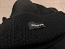 回力毛线帽男士秋冬季包头保暖针织帽子嘻哈时尚潮牌显脸小冷帽百搭 黑色 均码 实拍图