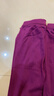 AB秋冬女士7A抗菌基础保暖单件秋裤纯棉打底棉毛裤长裤裤子 深紫 2XL 推荐130-145斤【5°-15°】 实拍图