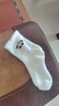 水貂绒袜子卡通动物中筒秋冬加绒加厚保暖白色睡眠毛茸茸刺绣堆堆 随机- 1双 均码 实拍图