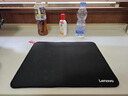 联想（Lenovo）MM13游戏电竞锁边鼠标垫 办公鼠标垫 布垫细面 可水洗 电竞鼠标垫 加厚 中号（340*280*4mm） 实拍图