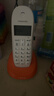 摩托罗拉（Motorola）数字无绳电话机 无线座机 子母机 单机 办公家用 来电显示 三方通话 C1001XC(橙色) 实拍图
