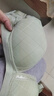 十月结晶 孕妇内衣女聚拢哺乳文胸怀孕期喂奶专用上开扣文胸 绿格 L码 实拍图