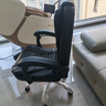 零梦 老板椅办公椅电脑椅座椅大班椅家用可躺升降转椅按摩搁脚午休 黑色乳胶款可躺按摩【推荐】 钢制脚 实拍图