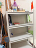 唐辑书架书柜家用落地置物货架学生钢制收纳储物架子 白五层60*30*160 实拍图