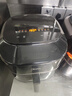 美的（Midea）空气炸锅家用 6.5升可视炸锅不用翻面 金属内腔体微蒸烤一体多功能智能双旋控温烤箱 MF-KZC6019D 双层可视丨免翻面 6L 智能触控 全金属内腔 实拍图