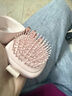 徕芬吹风机配件气垫梳 便携式带镜磁吸设计 打造蓬松理顺发丝 粉色梳子 实拍图