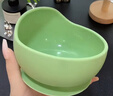 albo婴儿辅食碗新生儿宝宝吃饭吸盘碗儿童餐具防摔烫便携硅胶碗 CJ360 实拍图