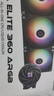 利民（thermalright）AQUA ELITE 360  ARGB 一体式水冷散热器日蚀幻彩光效 全金属扣具ARGB冷头 AE360 ARGB 实拍图