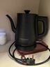 金灶（KAMJOVE） 茶艺专用泡茶烧水壶优雅长嘴电热水壶随手泡开水壶自动断电热水壶煮水壶家用1L 1L T-93（磨砂黑色） 实拍图