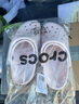 卡骆驰（CROCS）洞洞鞋贝雅男鞋女鞋轻便耐磨一脚蹬拖鞋休闲鞋|10126 卵石色-2V3 43 (270mm) 实拍图