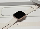 Apple/苹果 Watch Series 10 智能手表GPS款42毫米玫瑰金色铝金属表壳淡桃粉色运动型表带S/M MX1R3CH/B 实拍图