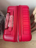 爱华仕行李箱20寸可登机箱出差静音拉杆箱大容量轻便手提旅行箱包密码箱 中国红【一体配色】纯正更喜庆 20英寸 【2-4天短途】标准登机箱 实拍图