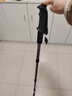 骆驼（CAMEL）登山杖手杖碳素纤维轻便伸缩折叠铝合金徒步爬山拐棍老人防滑拐杖 徒步游玩 铝合金-直柄 薇紫色D41-1D 均码 实拍图