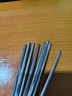 双枪316L不锈钢筷子防滑不发霉食品级家用酒店餐具 福字圆筷10双装 实拍图