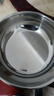 【不锈钢】和面盆厨房烘焙家用火锅盆洗菜打蛋汤锅盆醒面盆料理盆 32cm【热卖款】不锈钢 和面盆 实拍图