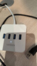 绿联USB3.0扩展器高速4口分线器 扩展坞HUB集线器 笔记本电脑一拖四多接口转换器延长线1.5米30221 实拍图