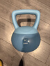 Keep软胶壶铃男女士家用健身哑铃练手臂深蹲提臀形体训练 蓝色/10KG 实拍图