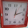 挂钟挂表墙钟客厅新款数字北欧中式简约百搭田园家居畅销时钟钟表 红色 实拍图