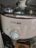 爱德4L~5L分体式家用电火锅304不锈钢内胆2-4-6人多功能电热锅电煮锅316不锈钢 304钢款白色5L 实拍图