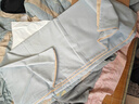 无印良品100%纯棉被套150x200cm单件单人学生宿舍被罩床上用品 浅蓝 实拍图