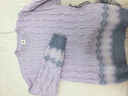 多妙屋女童毛衣儿童打底衫大童加厚女孩秋冬洋气童装 11985香芋紫 160  实拍图
