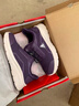 足力健中老年春秋季健步轻便软底送妈妈休闲散步鞋2431369J 紫-女  36 实拍图