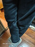 安踏加绒保暖运动裤男士直筒卫裤秋季针织户外跑步长裤平口休闲裤 实拍图