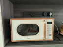 美的（Midea）小滋味微波炉烤箱一体机小型家用微波炉光波加热一级能效平板变频复古美拉德风C1G2 实拍图