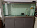 森森（SUNSUN）大型鱼缸底过滤水族箱客厅家用落地玻璃生态金鱼缸 【实时温显+灯控】纳米灰 1.5米长35cm宽 实拍图