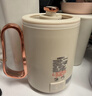 乐扣乐扣 迷你养生壶烧水杯养生杯迷你花茶壶热牛奶神器热奶电煮杯电炖杯电热水杯烧水壶陶瓷覆层内胆0.35L 实拍图