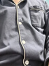 京东京造【10A抑菌】A类一等品50支纯棉睡衣男睡衣秋冬情侣家居服深灰色XL 实拍图