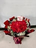 幽客玉品鲜花速递红玫瑰花束表白送女友老婆生日礼物全国同城配送 33朵红玫瑰花束—女王款 实拍图