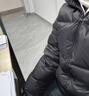 网易严选25新品90鸭绒超蓬羽绒服休闲面包服石墨烯保暖轻量抗菌防泼水 A款25秋冬立领-静谧黑 M 实拍图