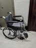 鱼跃(yuwell)轮椅车H051折叠老人轻便旅行手推车钢管免充气胎代步车 实拍图