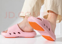 京东京造【专业防滑】浴室防滑拖鞋老人孕妇舒适居家拖鞋女士粉色36-37 实拍图