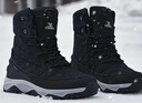 H8雪地靴防水防滑2025新款情侣男女马丁靴子户外大码加绒棉鞋登山鞋 黑岩灰（加绒）旗舰版 42 实拍图