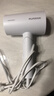 飞科（FLYCO）电吹风机负离子家用大功率不伤发吹风筒宿舍学生便携可折叠 【1800W可折叠】奶白色 实拍图