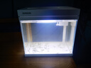 森森（SUNSUN）超白鱼缸一体缸自循环客厅水族箱桌面家用懒人免换水小型金鱼缸 超白HEJ250标配 带滤材+棉 实拍图