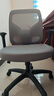得力（deli）4900SP人体工学靠背电脑椅 舒适后仰办公椅 可升降舒棉坐垫 灰 实拍图